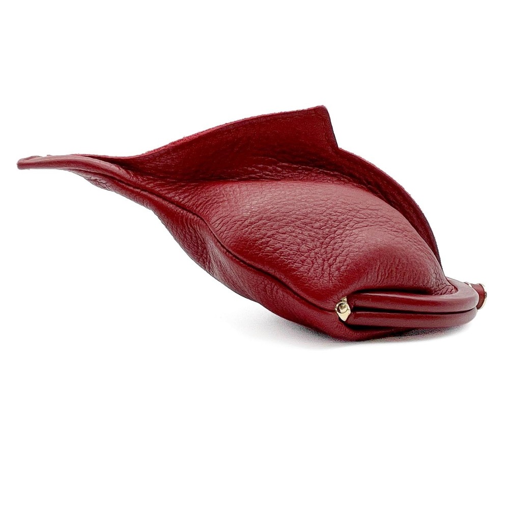 BOTTEGA VENETA coin purse/wallet, leather, red, for men and women. - Picture 2 of 12